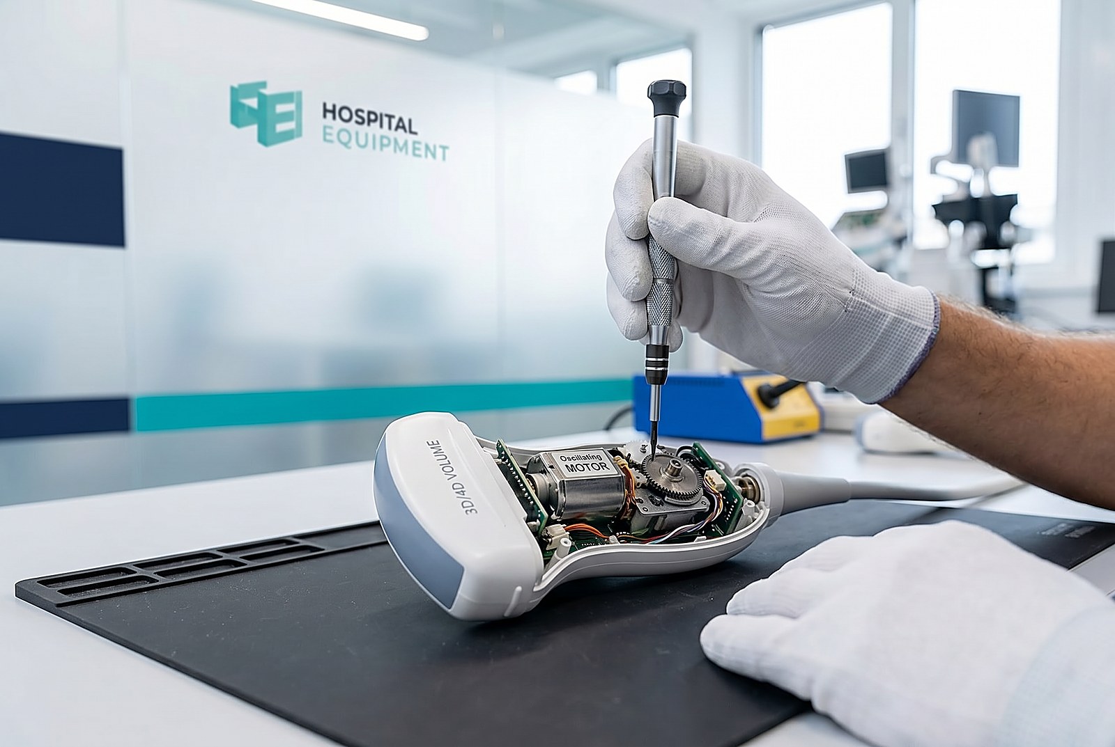 Motorfehler an 3D/4D-Sonden, Sondenreparatur