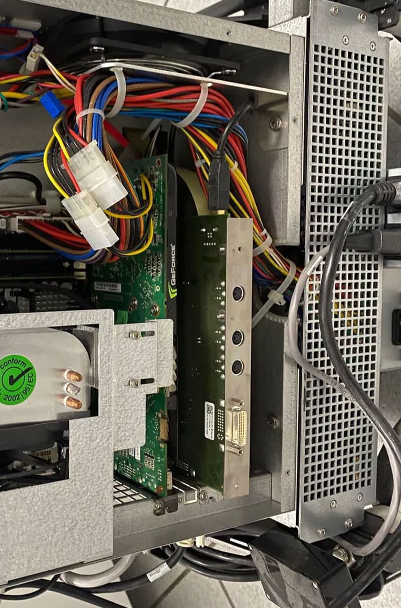 Ultraschallgerät Entstaubung und Reparatur, Nachher